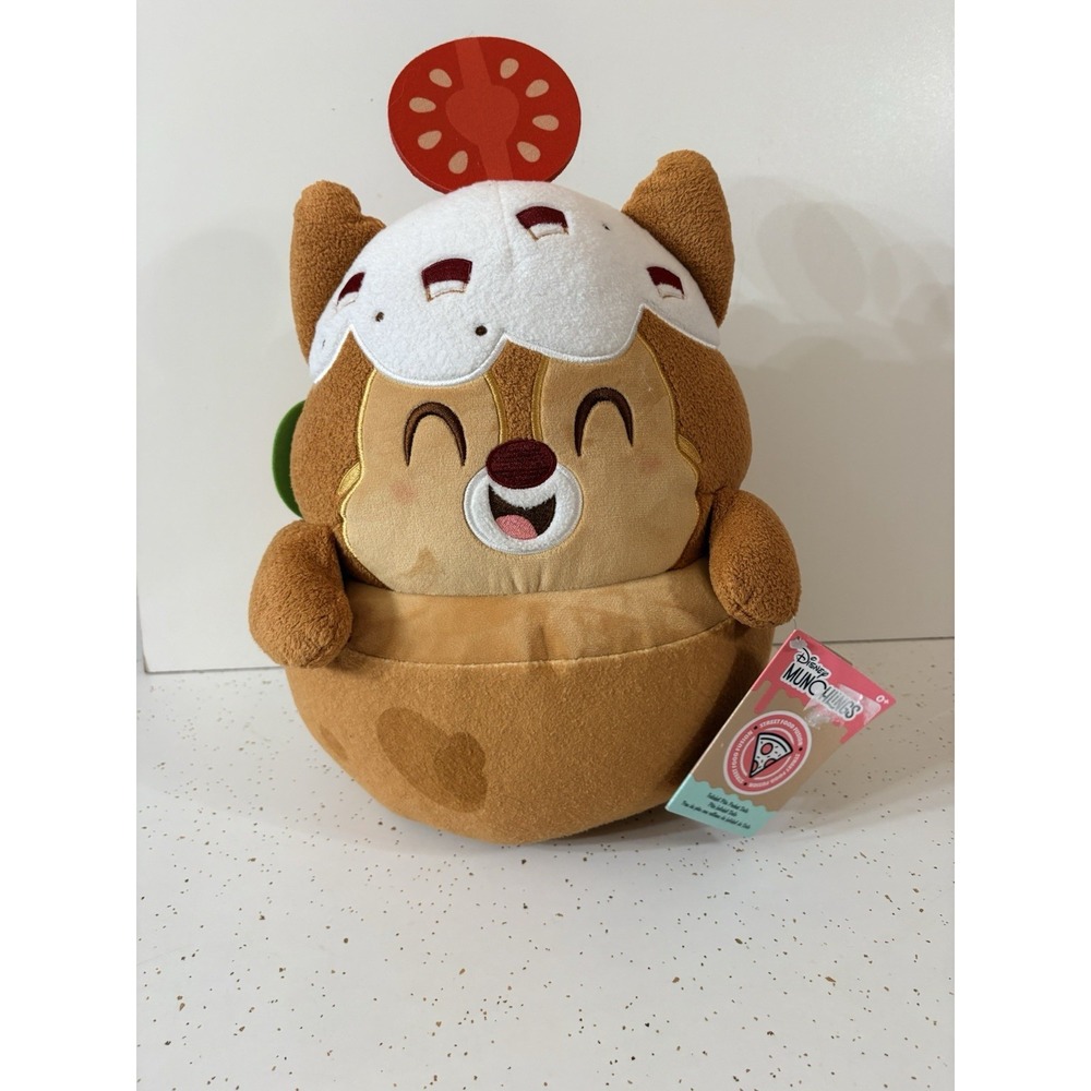 Chip & Dale Disney Munchlings Street Food Fushion Falafel Pita 15" Dale Plush